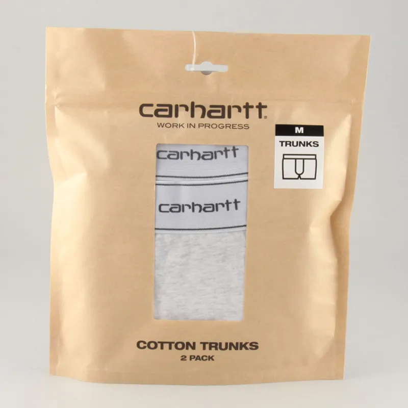 Carhartt WIP Cotton Trunks - Ash Heather + Ash Heather